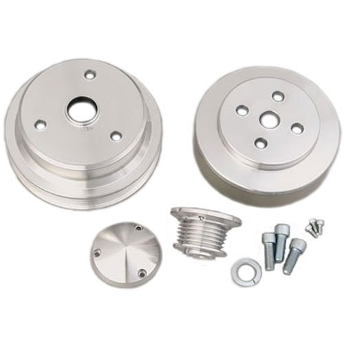 Corvette Serpentine Pulley Kit - Power & Amp Series 1984-1987 Small Block Chevy Corvette