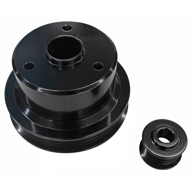 Chevy/GM Truck Pulley Set - Power & Amp Series 1994-2000 454 with 4-Bolt Crank Pulley (Dually Truck and Suburban HD engine)
