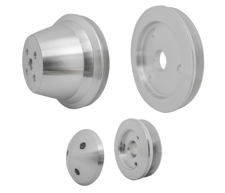 V-Belt Pulley Set - Performance Ratio Small Block Chevy