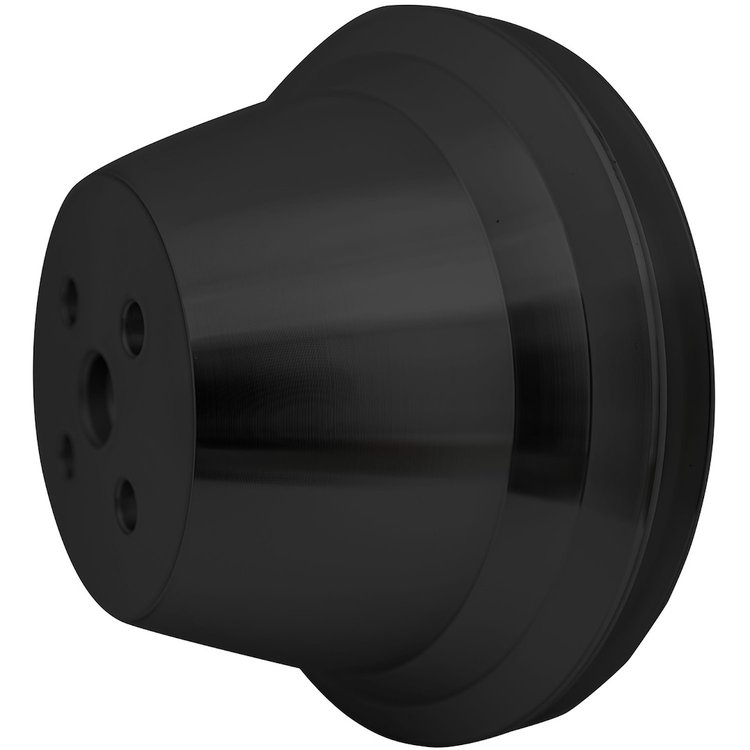 6012-08 Small Block Chevy Water Pump Pulley - SWP, 1V - Black