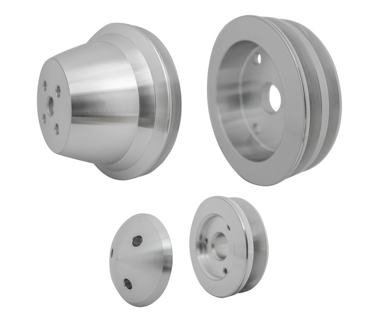 V-Belt Pulley Set - Performance Ratio Small Block Chevy