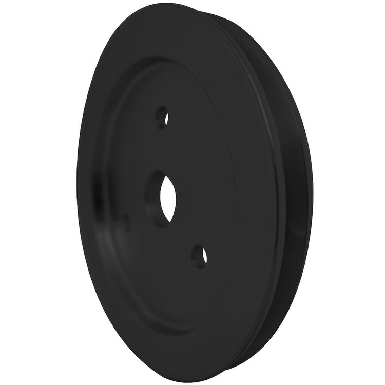 6111-08 Small Block Chevy Crankshaft Pulley - 1V - SWP - Black