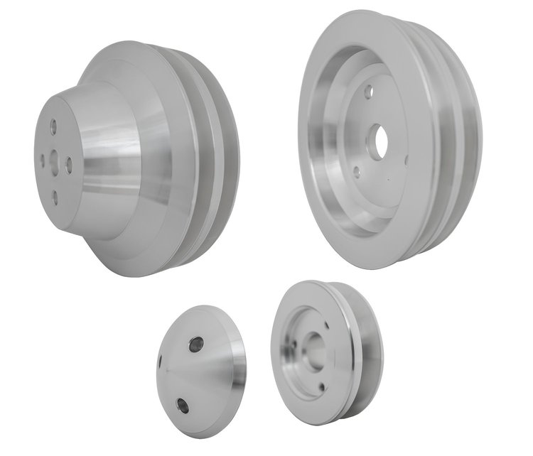 V-Belt Pulley Set - High Water Flow Ratio Small Block Chevy