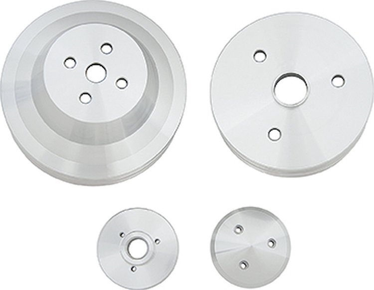 V-Belt Pulley Set - High Water Flow Ratio Small Block Chevy