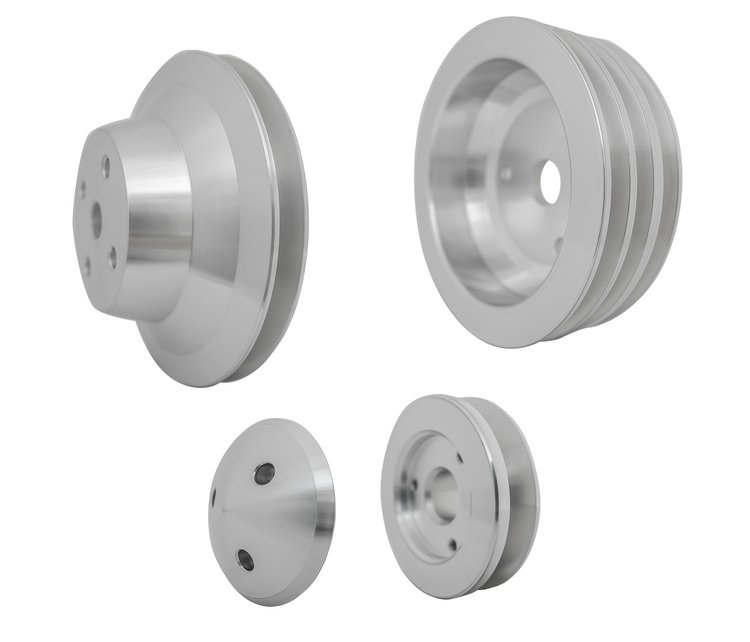 V-Belt Pulley Set - High Water Flow Ratio Small Block Chevy