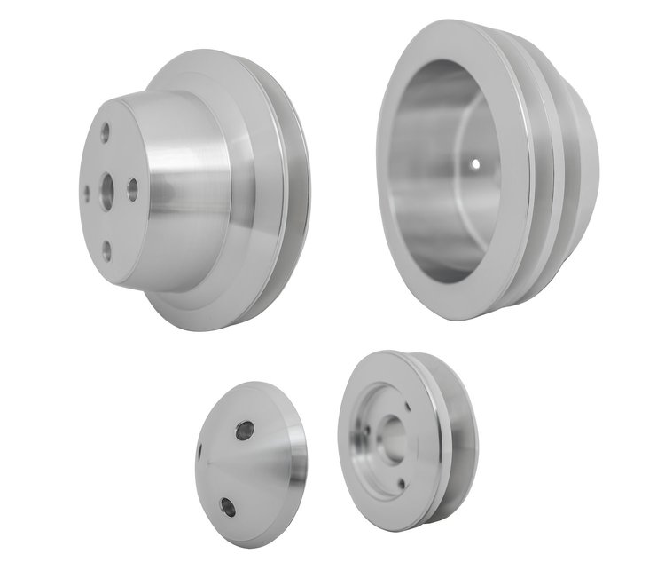 V-Belt Pulley Set - High Water Flow Ratio Small Block Chevy
