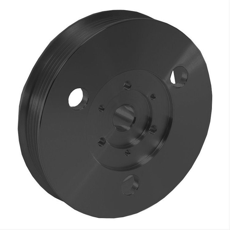 618-08 Remote Reservoir Power Steering Pulley - Press Fit - Black
