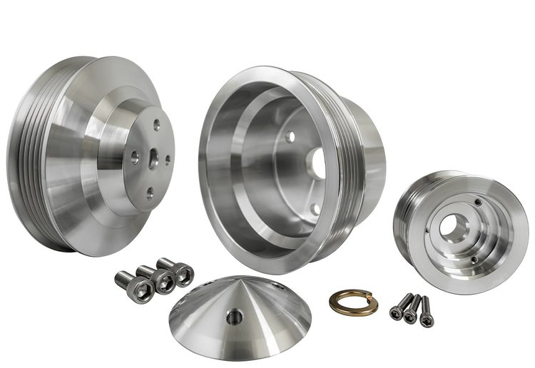 Serpentine Conversion Pulley Set - Performance Ratio Small Block Chevy