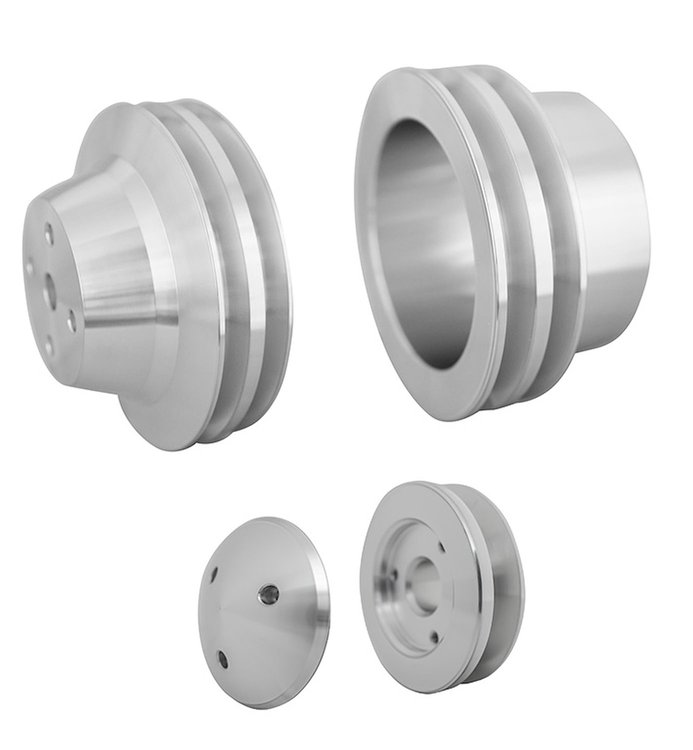 V-Belt Pulley Set - Performance Ratio Big Block Chevy