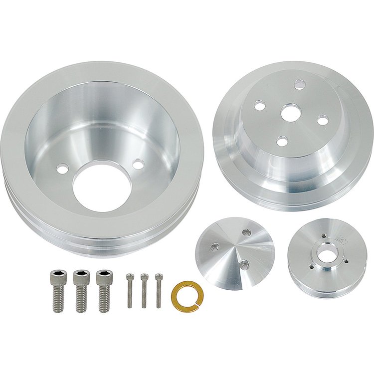 V-Belt Pulley Set - High Water Flow Ratio Big Block Chevy
