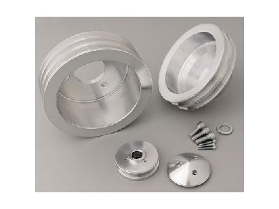 V-Belt Pulley Set - High Water Flow Ratio Big Block Chevy