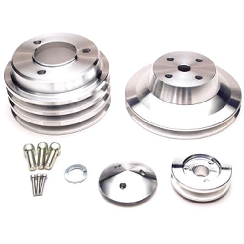 V-Belt Pulley Set - High Water Flow Ratio Big Block Chevy