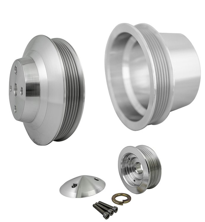 Serpentine Conversion Pulley Set - Performance Ratio Big Block Chevy