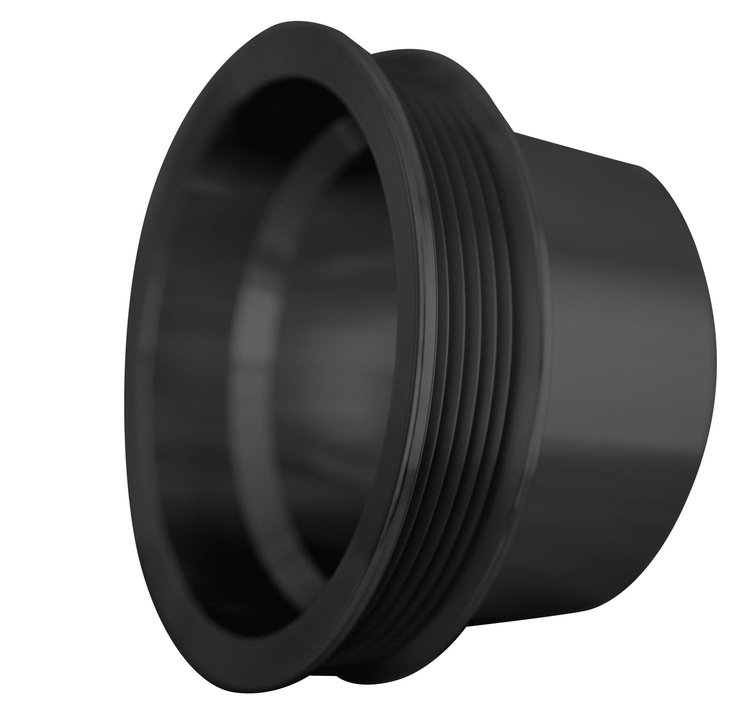 7211-08 Big Block Chevy Serpentine Crankshaft Pulley - LWP - 1V - Black