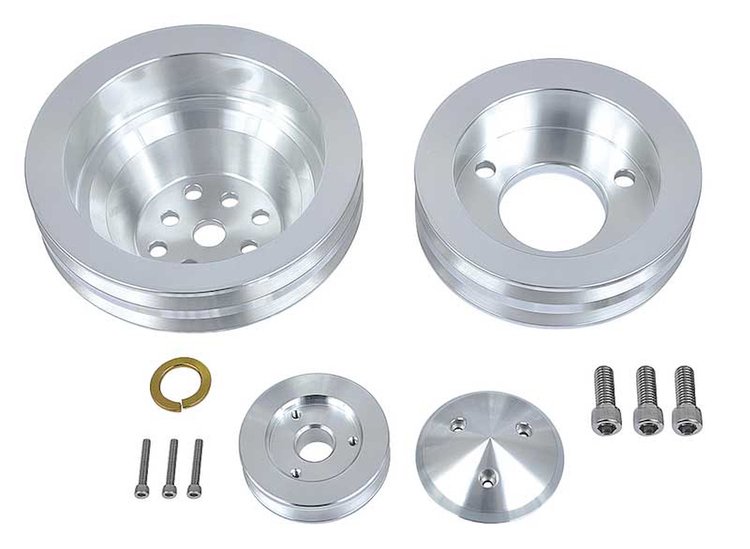 V-Belt Pulley Set - Performance Ratio Big Block Chevy
