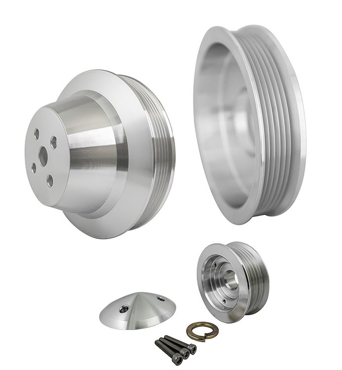 Serpentine Conversion Pulley Set - Performance Ratio Big Block Chevy