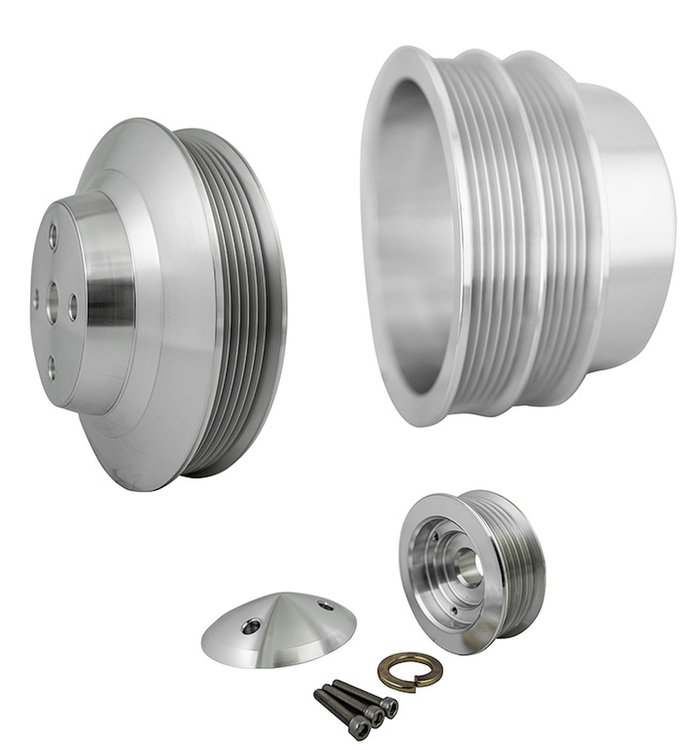 Serpentine Conversion Pulley Set - Performance Ratio Big Block Chevy