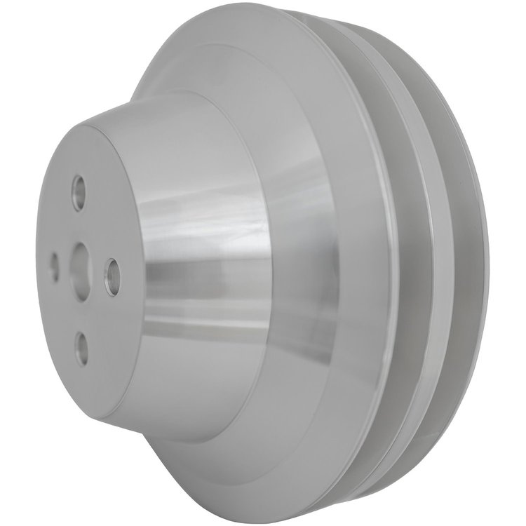 7912 Chevy 409 V-Belt Water Pump Pulley; 2V