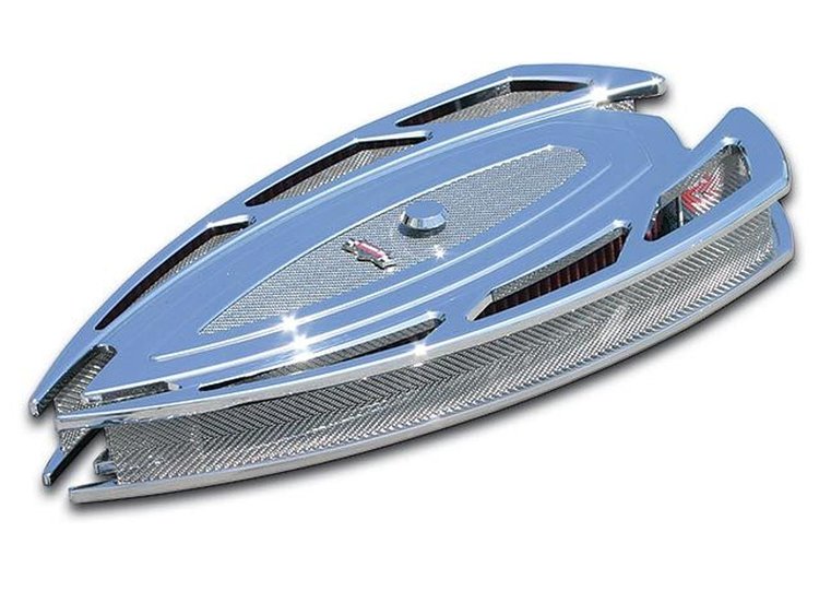 Styletrack Air Cleaner Kit Chromed Plated Aluminum finish