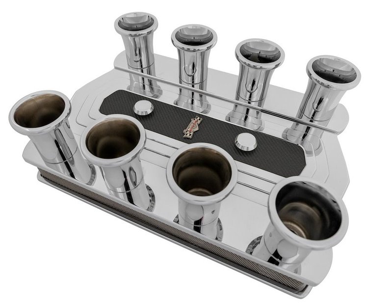Fuelie Air Cleaner Kit Chrome Plated Aluminum finish