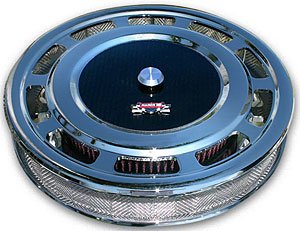 Round Styletrack Air Cleaner Kit Chromed Plated Aluminum finish