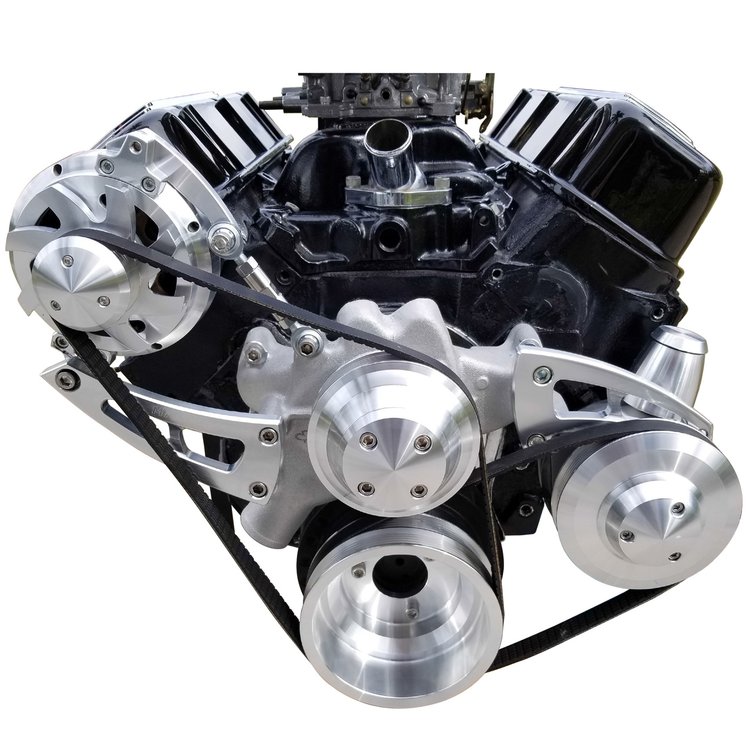 GM BB LWP ALT/PS w/BILLET ACCS. PULLEY/BRKT POL KIT