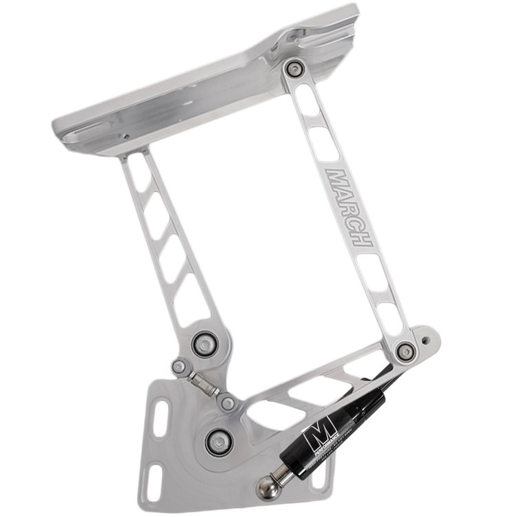 HH72CK-F-05 1967-1972 Chevy C10 Truck Billet Hood Hinges, Gen II, Stainless Steel Gas Struts, Polished Finish, Fiberglass Hood