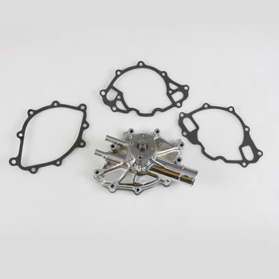FORD SB 87-93 REV. ROT. CHROME LONG WATER PUMP