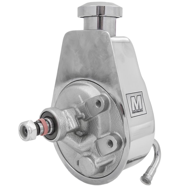 P2304 Ultra Series Saginaw Keyway Style Power Steering Pump [Chrome Finish]
