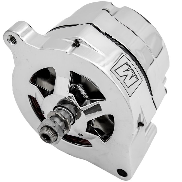 P2562-06 Ultra Series Alternator, 100 Amp, 12v Single Wire, Chrome Finish, Ford 1G, Mercury, American Motors