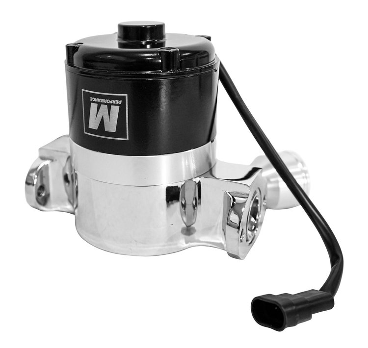 P2810-06 Universal Electric Water Pump, Chrome, 35 GPM, 12 Volt, Pump only