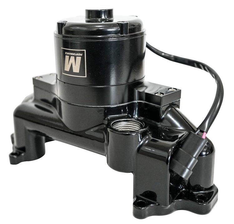 P2822-08 Chevy LS Electric Water Pump, Black, 35 GPM, 12 Volt