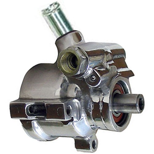 Chrome Power Steering Pump GM Type 2 Remote Reservoir