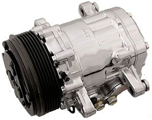 Polished A/C Compressor Sanden 7176