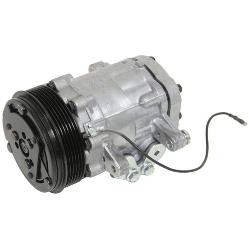 Natural Billet Aluminum A/C Compressor Sanden Style 13-7176
