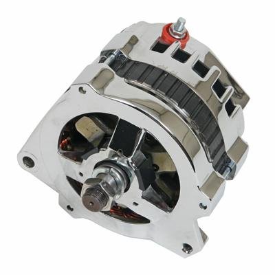 ALTERNATOR GM 140AMP 1 WIRE 2-6 CLOCK CHROME
