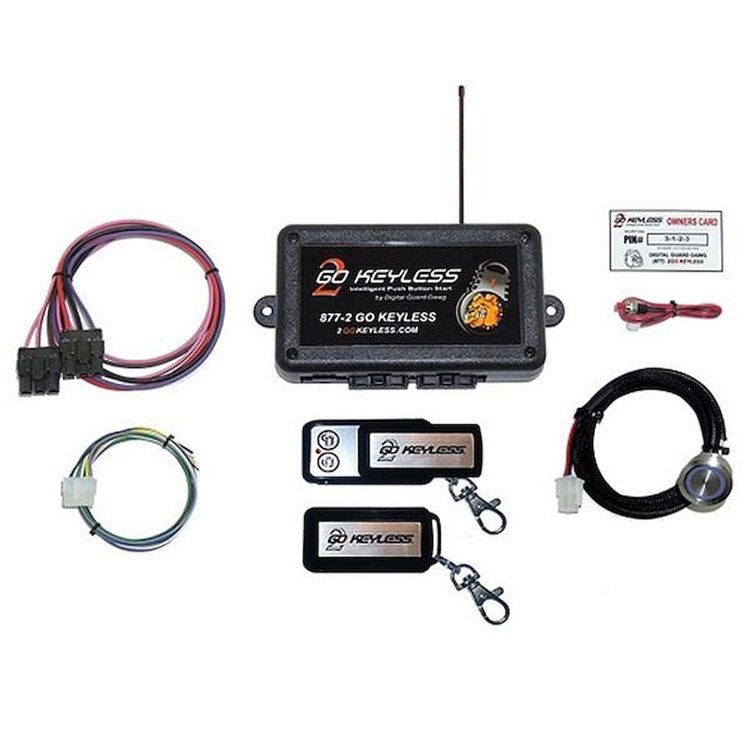 PBS-I-O RFID Push Button Start for Classic, Customs, Hotrods, and Muscle Cars