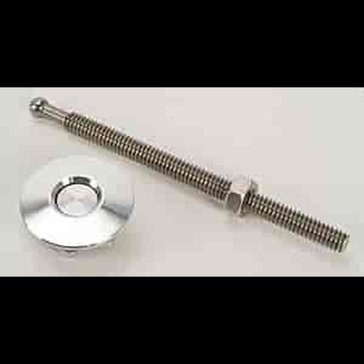 Air Cleaner Fastener Kit Brushed Aluminum Finish