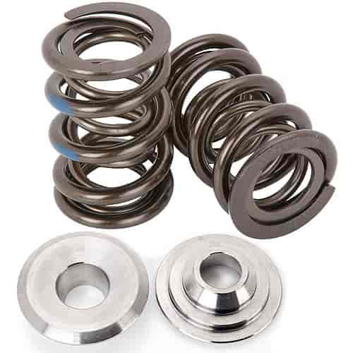 NexTek Drag Race Springs & Titanium Retainer Kit 1.640" O.D. Springs, p/n 660-221425-16