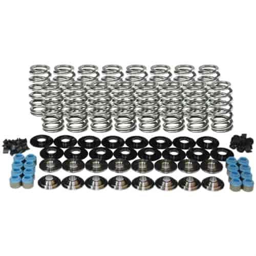 Super Finished NexTek H.P. Valve Spring Kit 10 Degree H-13 Tool Steel Retainers GM LS-series