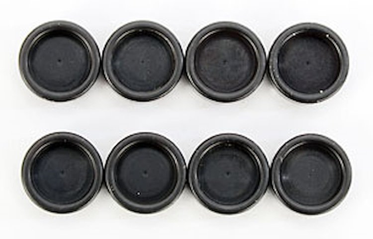 Standard Valve Lash Caps, 8/pkg 5.5mm Valve Stems