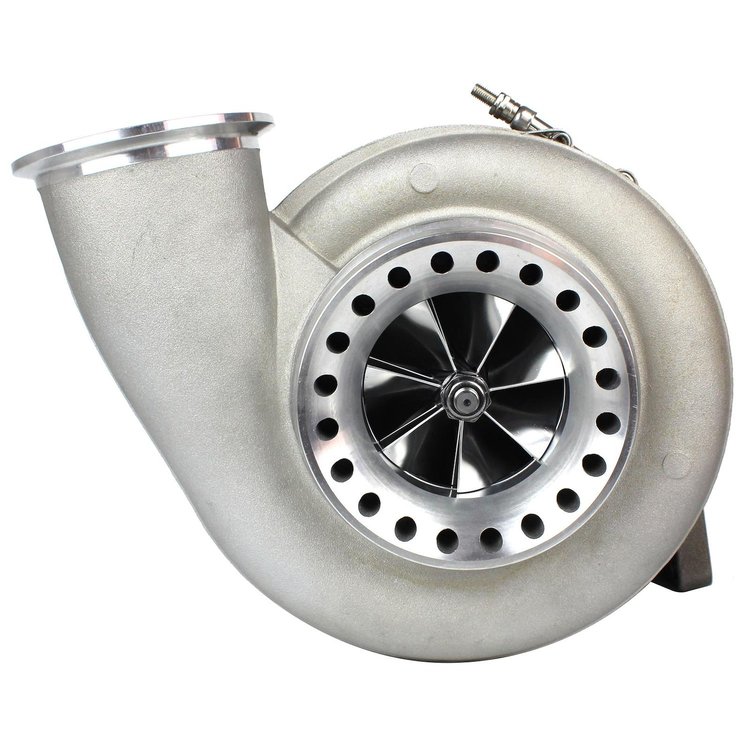 480-S75 80 NG Aero Billet S400 Series Turbocharger, T4 Inlet Flange, 1.1 A/R Ratio [External Wastegate]