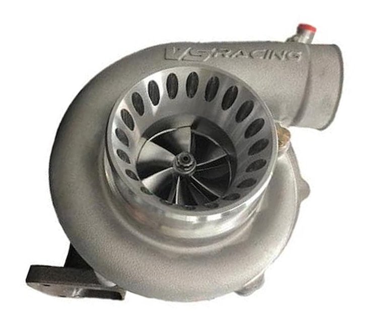 VSR6766BLT96JB 67/66 Billet T-Series Turbocharger, T4 Inlet Flange, 0.96 A/R Ratio [External Wastegate]