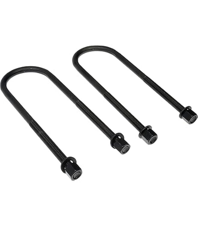 FTS1500UBK U-Bolt Kit Fits Select Dodge Ram 1500; Chevy Silverado 1500; GMC Sierra 1500