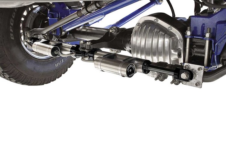 FTS221152 Dual Dirt Logic 2.25 Stainless Steel Steering Stabilizer Kit Fits Select Ford Excursion; Ford F-250/F-350 Super-Duty