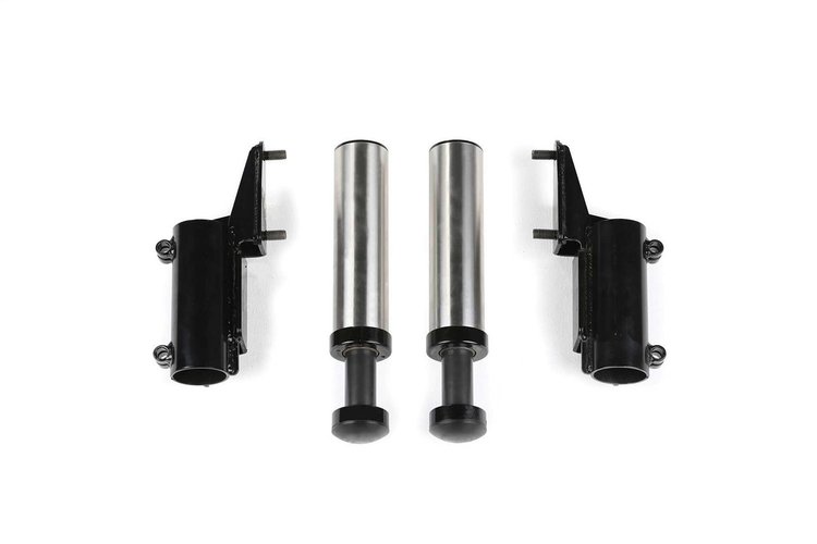 FTS240892 Dirt Logic 2.25 Stainless Steel Hydraulic Bump Stop Kit for 2018 Jeep Wrangler JK, 2007-2017 Jeep Wrangler