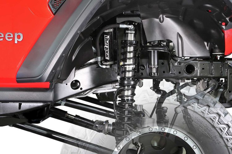FTS24312 Dirt Logic 2.5 Resi Coil Over Shock Absorber Fits Select Jeep Gladiator; Jeep Wrangler
