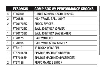 FTS26035 Component Box for 2007-2013 Toyota Tundra
