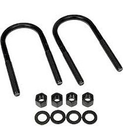 FTS723 U-Bolt Kit Fits Select Ford F-150 Heritage; Ford F-150; Ford F-250