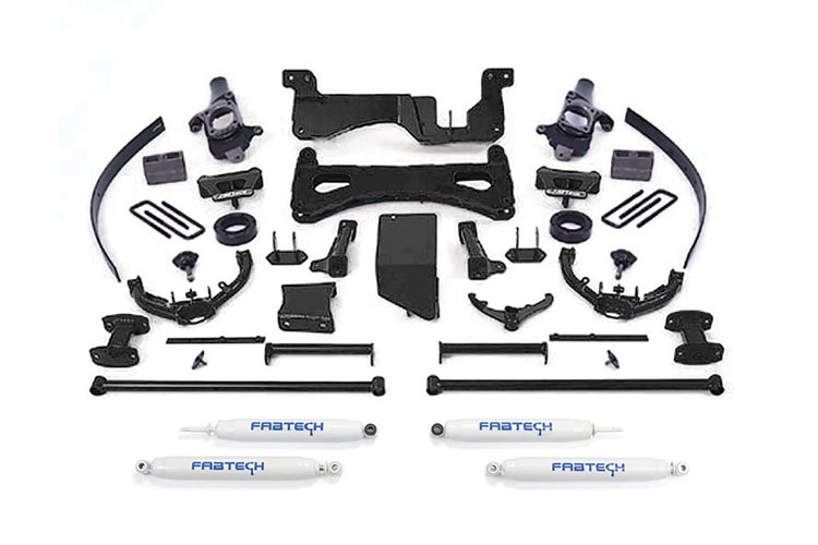 K1015 Performance Lift System w/Shocks Fits Select Chevy Silverado 2500 HD/3500; GMC Sierra 2500 HD/3500